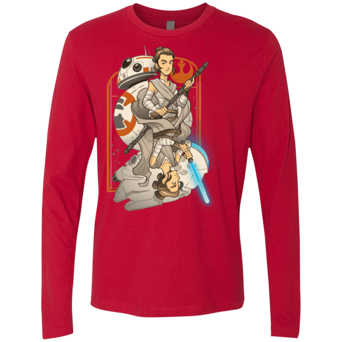 T-Shirts Red / Small Hope Men's Premium Long Sleeve