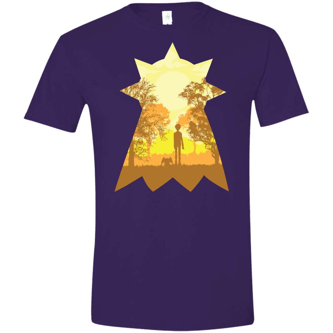 T-Shirts Purple / S Hope Men's Semi-Fitted Softstyle