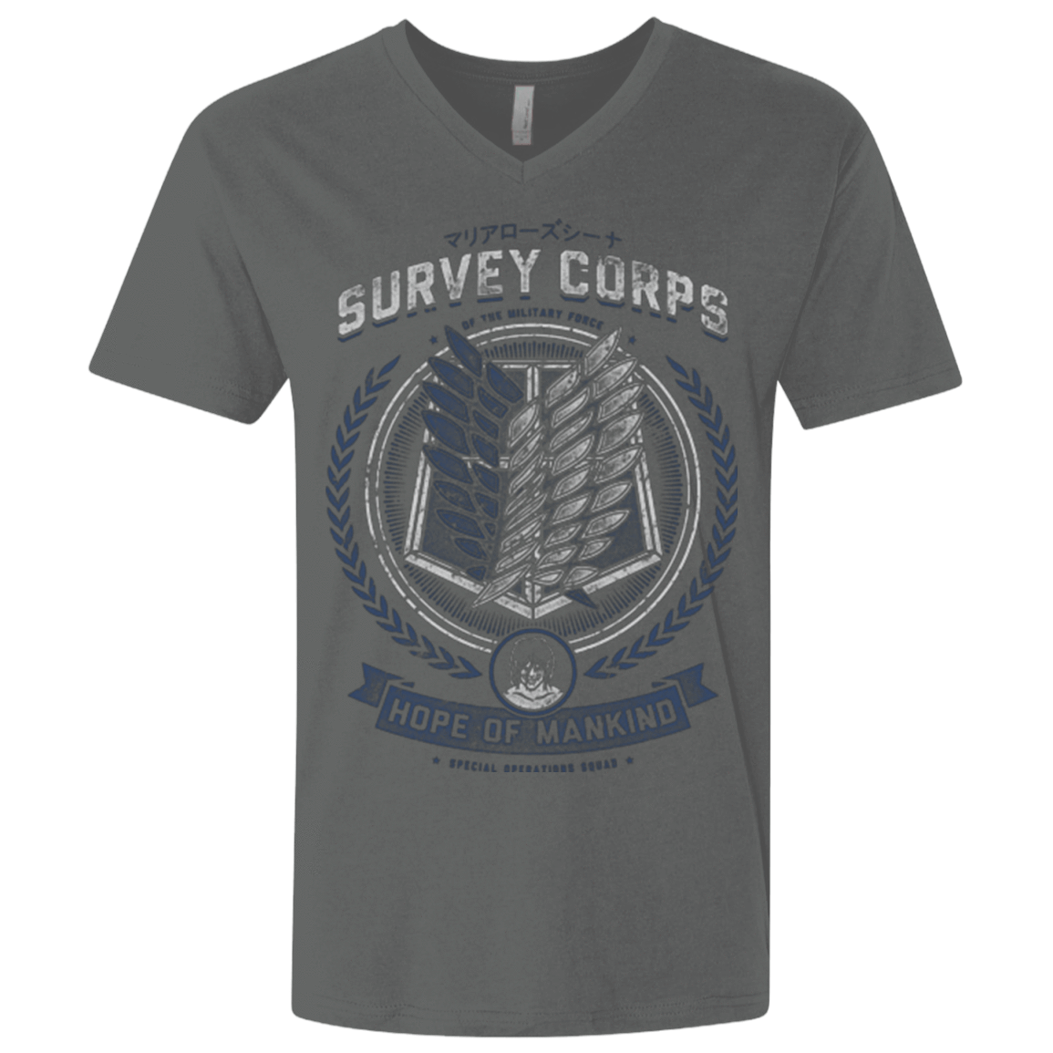 T-Shirts Heavy Metal / X-Small Hope of Mankind Men's Premium V-Neck