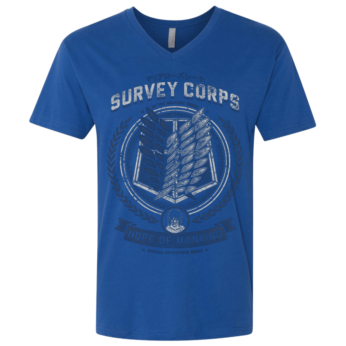 T-Shirts Royal / X-Small Hope of Mankind Men's Premium V-Neck