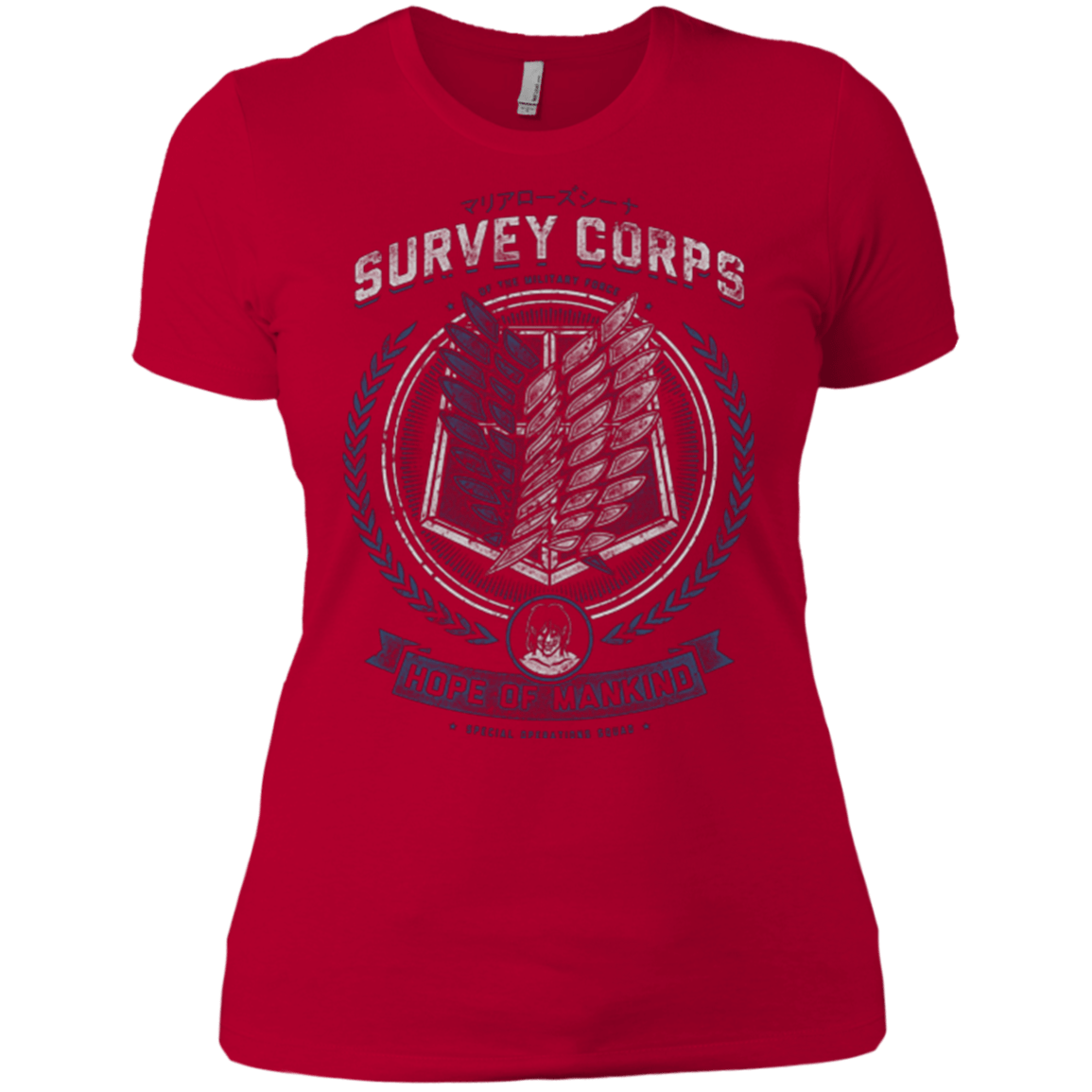 T-Shirts Red / X-Small Hope of Mankind Women's Premium T-Shirt