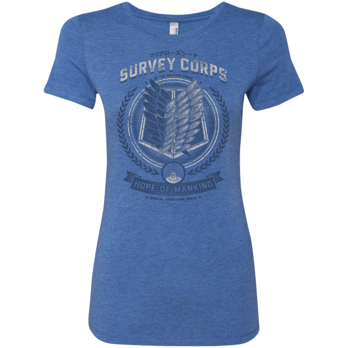 T-Shirts Vintage Royal / Small Hope of Mankind Women's Triblend T-Shirt