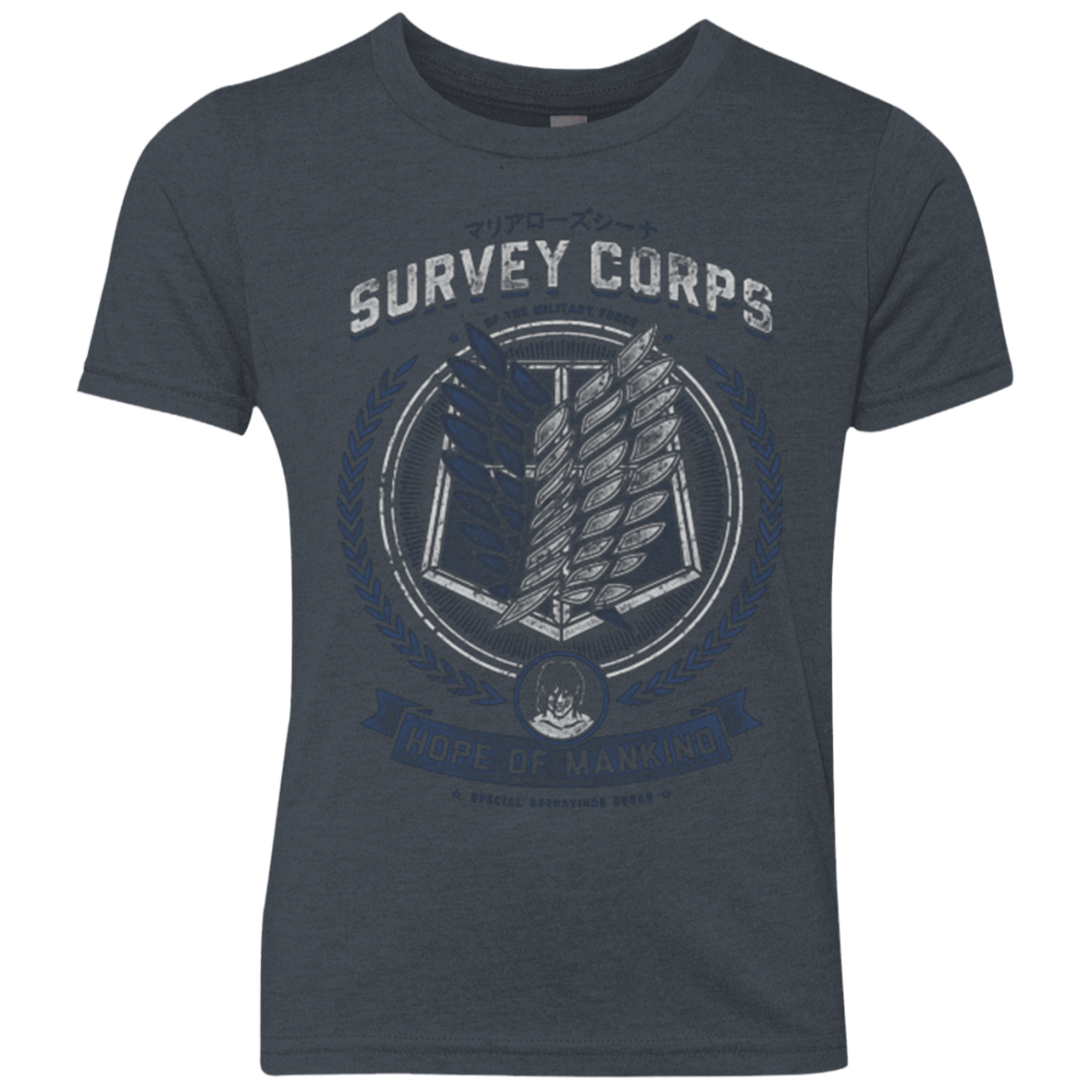 T-Shirts Vintage Navy / YXS Hope of Mankind Youth Triblend T-Shirt