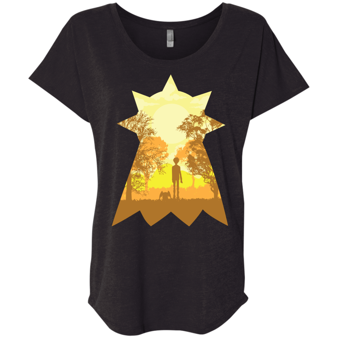 T-Shirts Vintage Black / X-Small Hope Triblend Dolman Sleeve