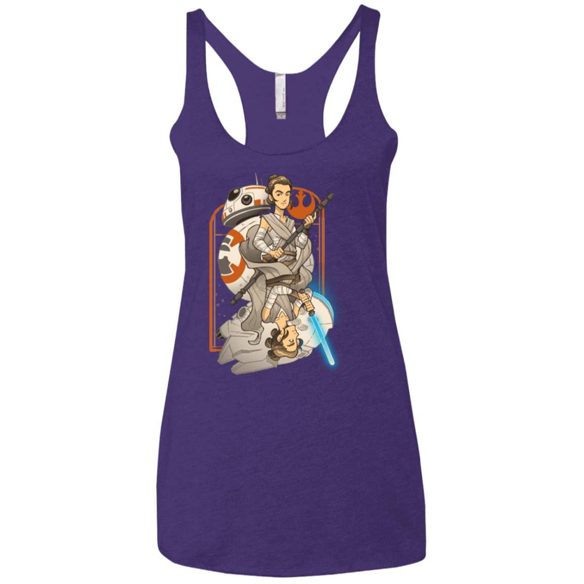 T-Shirts Purple / X-Small Hope Women's Triblend Racerback Tank