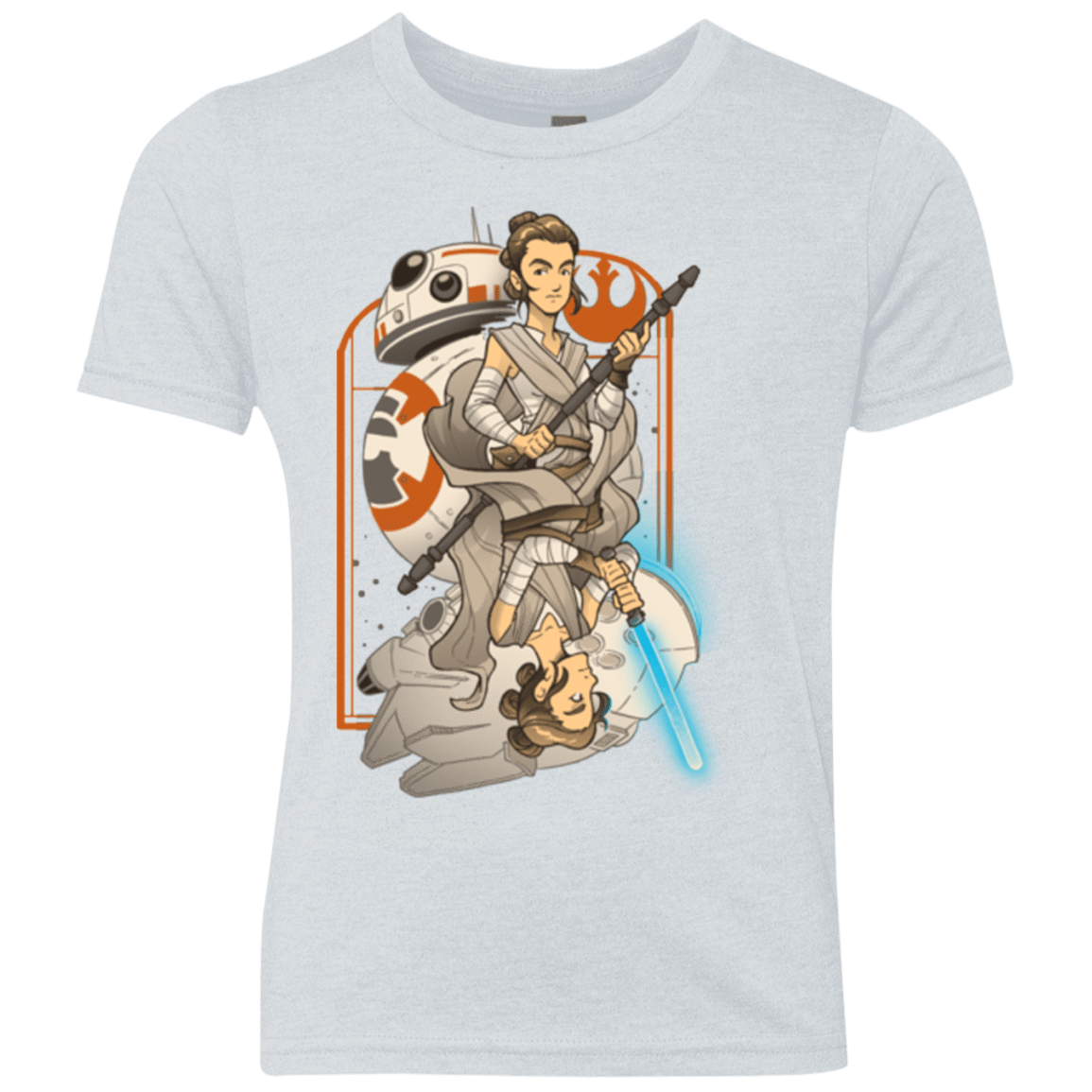 T-Shirts Heather White / YXS Hope Youth Triblend T-Shirt