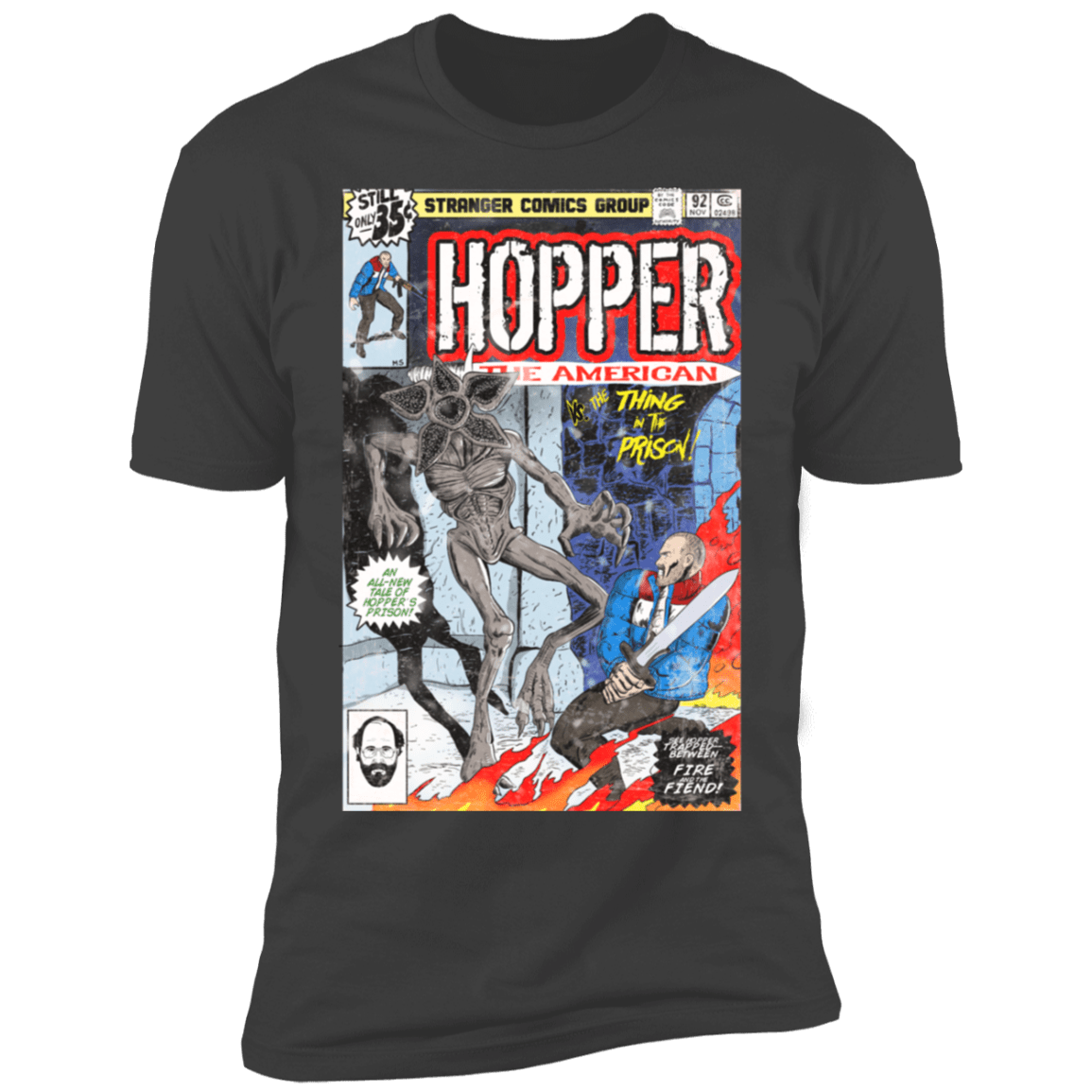 T-Shirts Heavy Metal / S Hopper the American Men's Premium T-Shirt