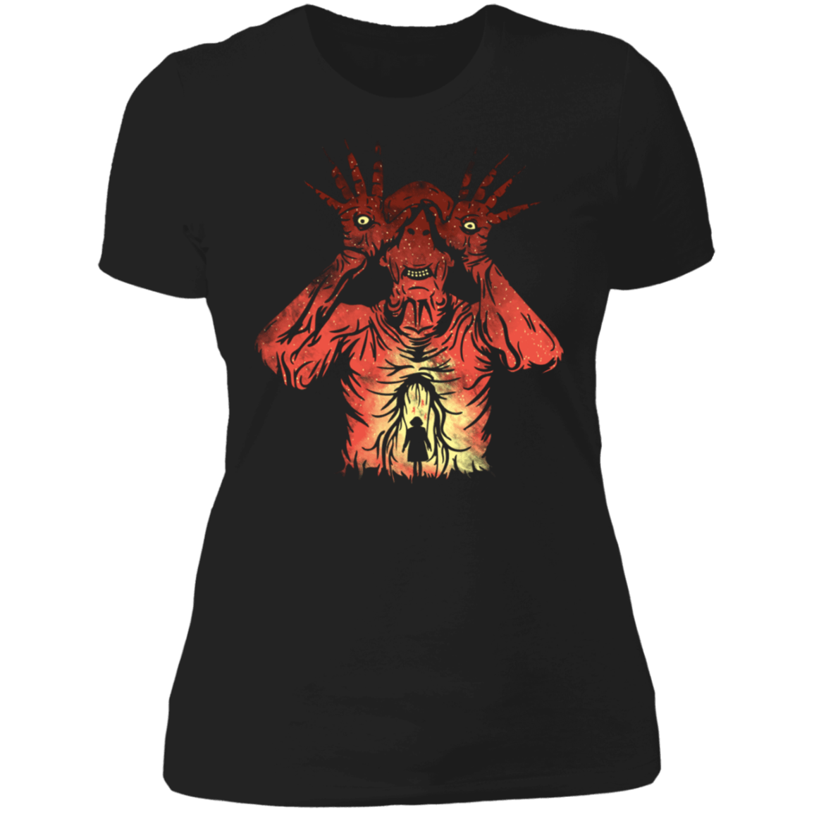 T-Shirts Black / X-Small Horrific Tale Women's Premium T-Shirt