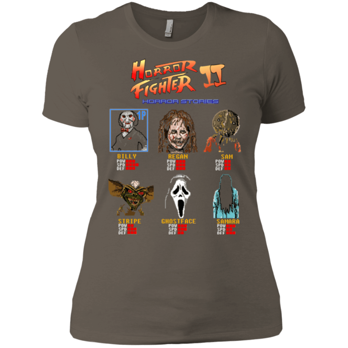 T-Shirts Warm Grey / X-Small Horror Fighter 2 Women's Premium T-Shirt