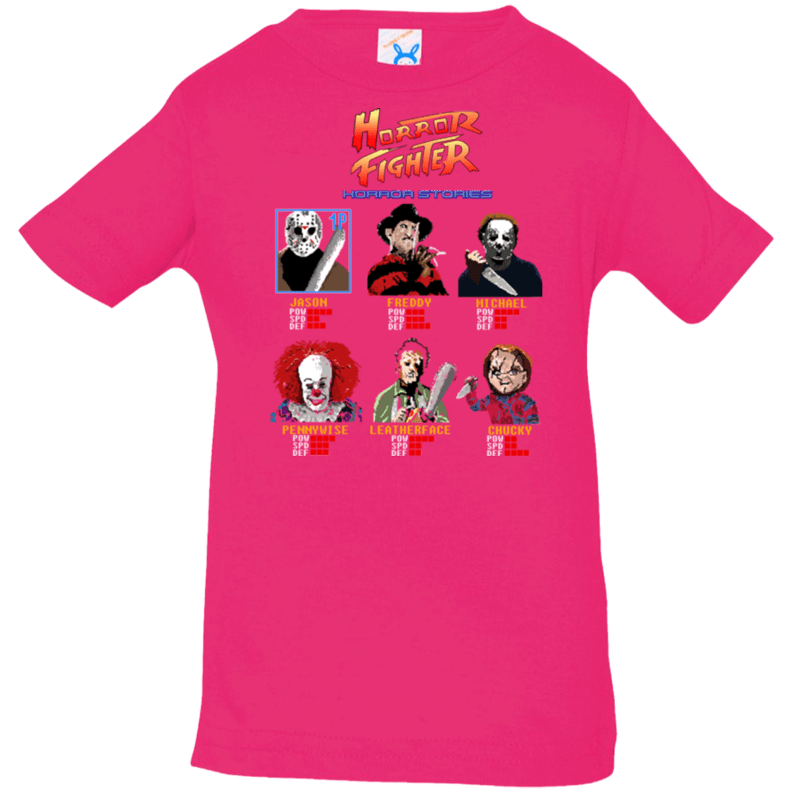 T-Shirts Hot Pink / 6 Months Horror Fighter Infant Premium T-Shirt