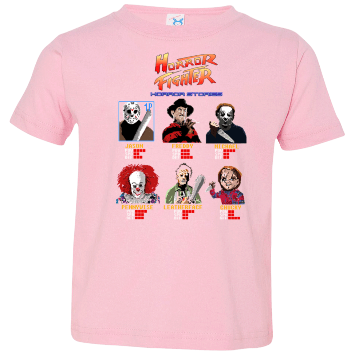 T-Shirts Pink / 2T Horror Fighter Toddler Premium T-Shirt