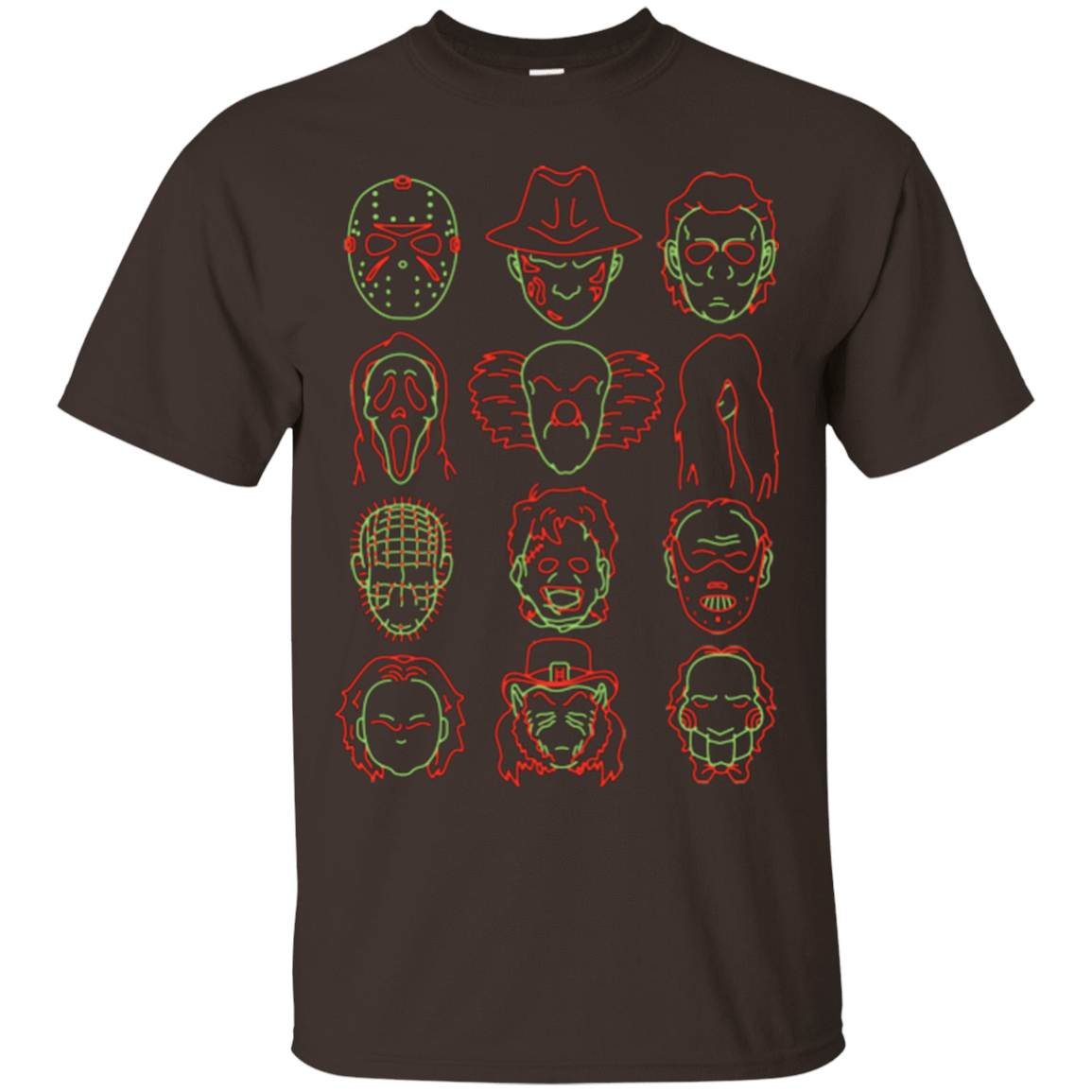 T-Shirts Dark Chocolate / Small HORROR HEADS T-Shirt