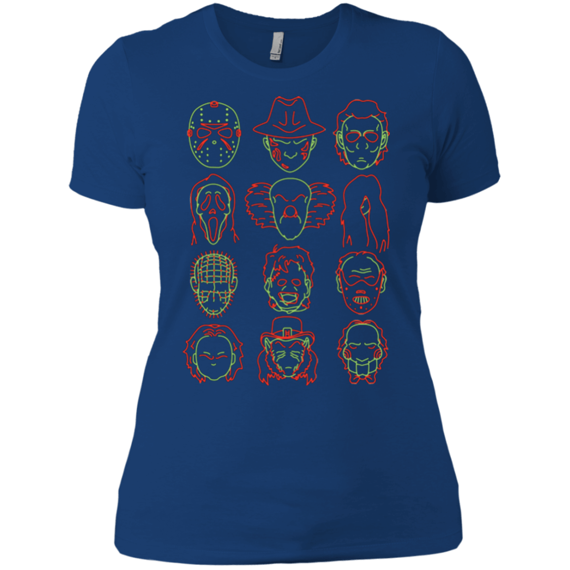 T-Shirts Royal / X-Small HORROR HEADS Women's Premium T-Shirt