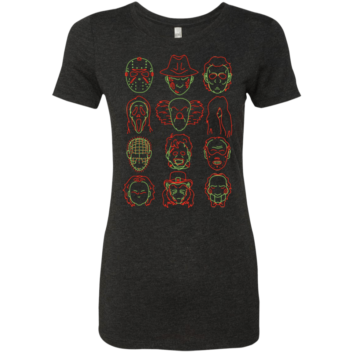 T-Shirts Vintage Black / Small HORROR HEADS Women's Triblend T-Shirt