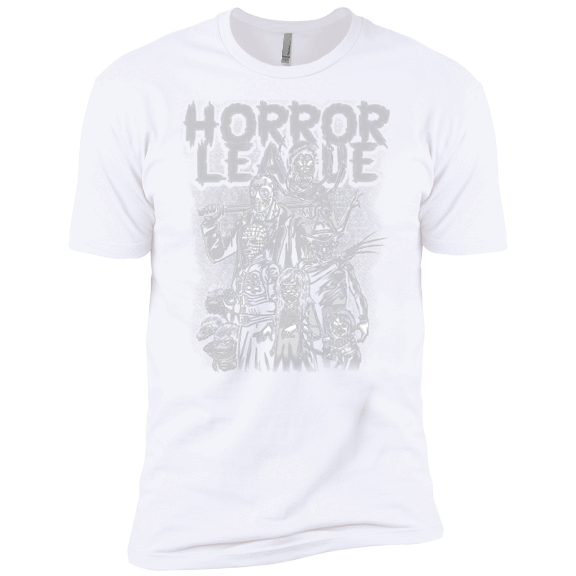 T-Shirts White / YXS Horror League Boys Premium T-Shirt