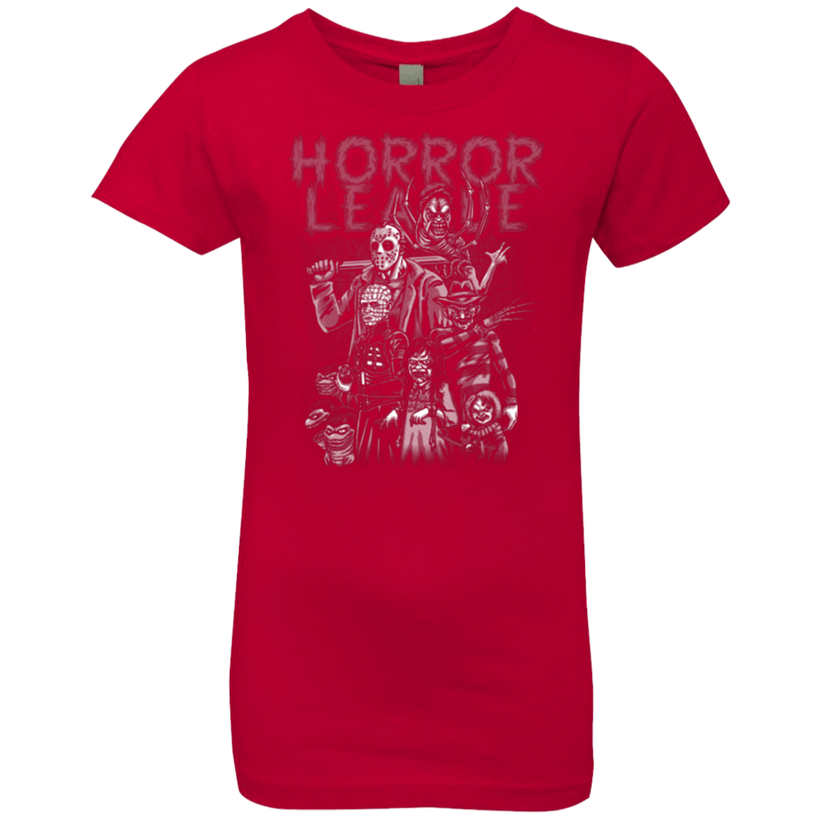 T-Shirts Red / YXS Horror League Girls Premium T-Shirt