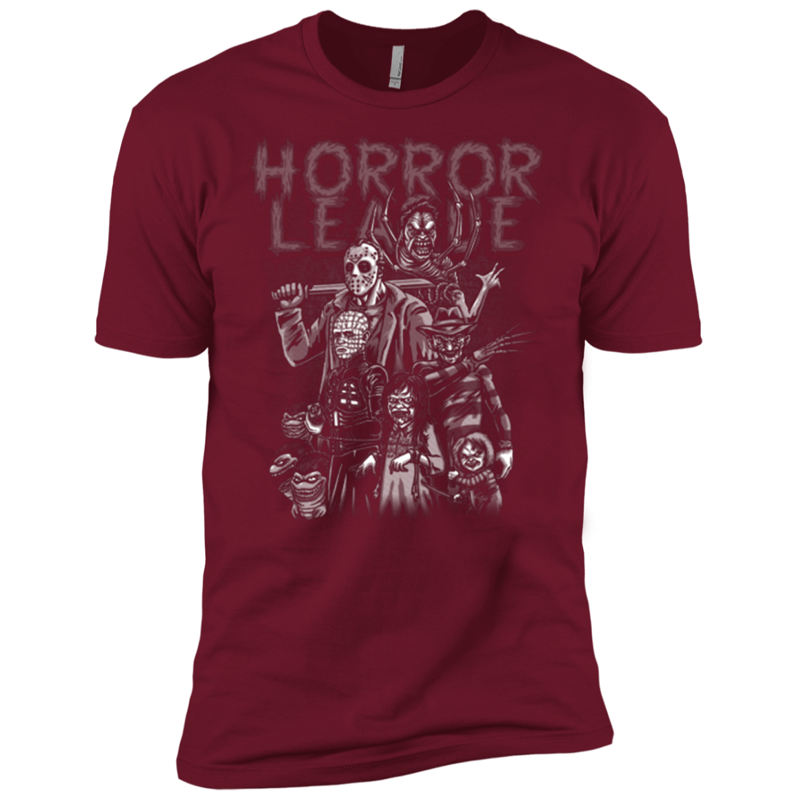 T-Shirts Cardinal / X-Small Horror League Men's Premium T-Shirt