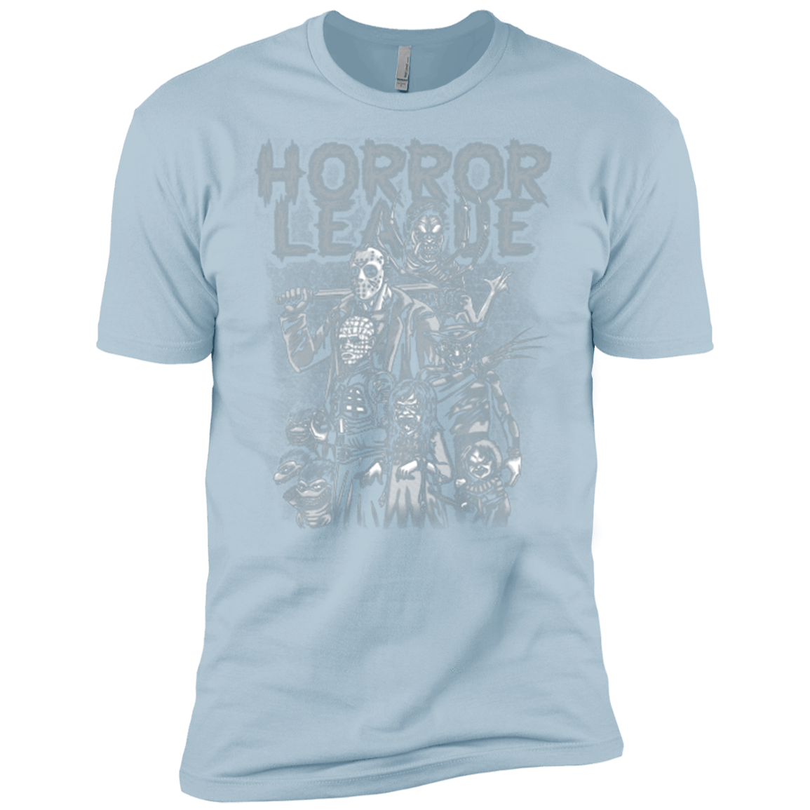 T-Shirts Light Blue / X-Small Horror League Men's Premium T-Shirt