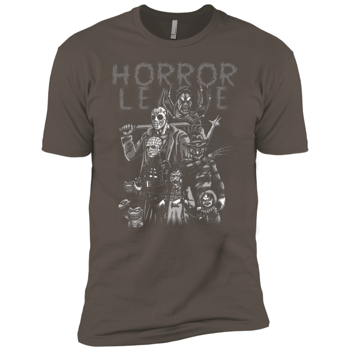 T-Shirts Warm Grey / X-Small Horror League Men's Premium T-Shirt