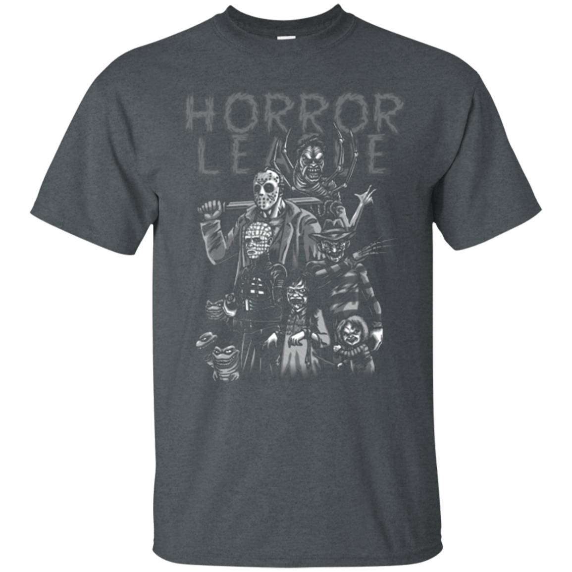 T-Shirts Dark Heather / Small Horror League T-Shirt