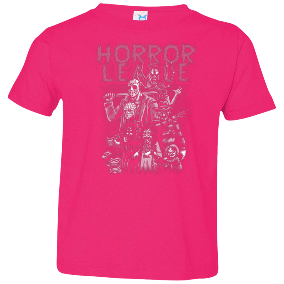 T-Shirts Hot Pink / 2T Horror League Toddler Premium T-Shirt