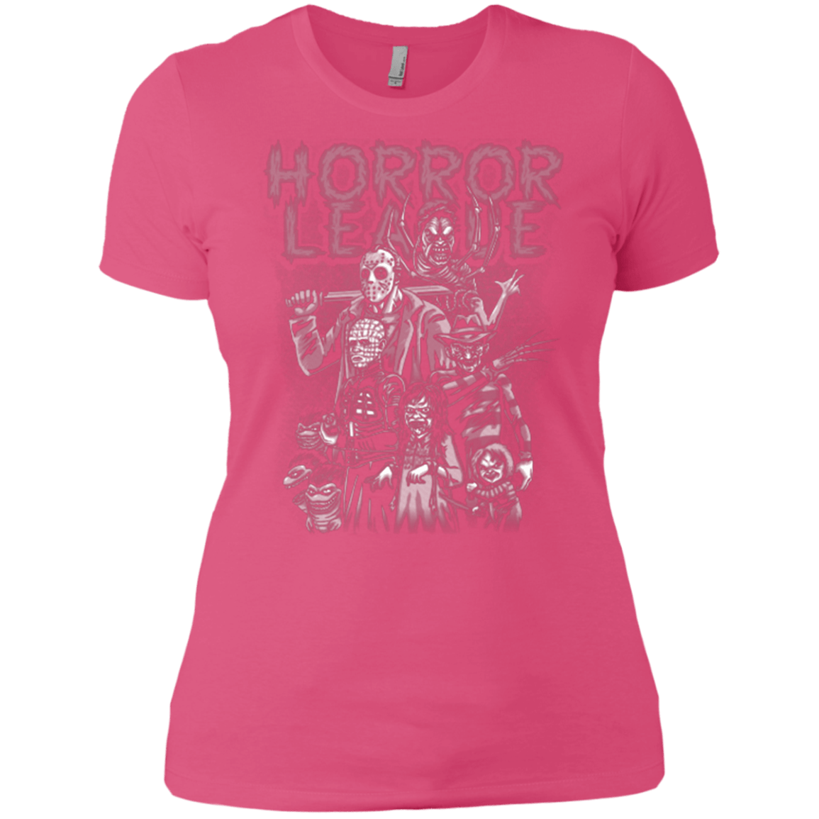 T-Shirts Hot Pink / X-Small Horror League Women's Premium T-Shirt