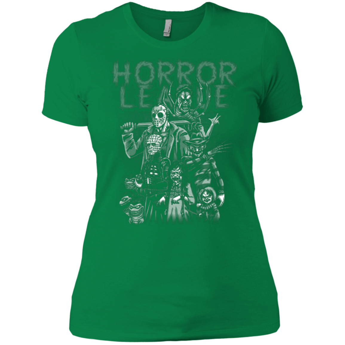T-Shirts Kelly Green / X-Small Horror League Women's Premium T-Shirt