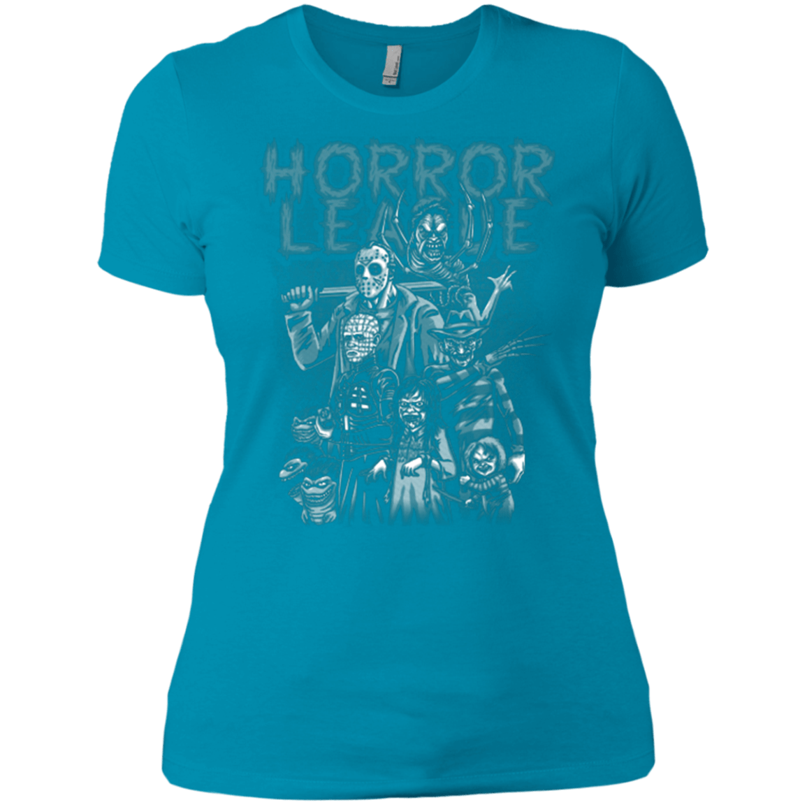 T-Shirts Turquoise / X-Small Horror League Women's Premium T-Shirt