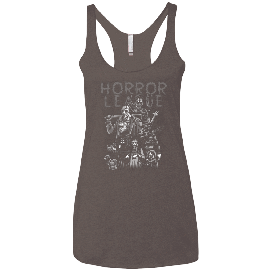 T-Shirts Macchiato / X-Small Horror League Women's Triblend Racerback Tank