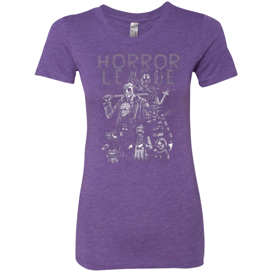 T-Shirts Purple Rush / Small Horror League Women's Triblend T-Shirt