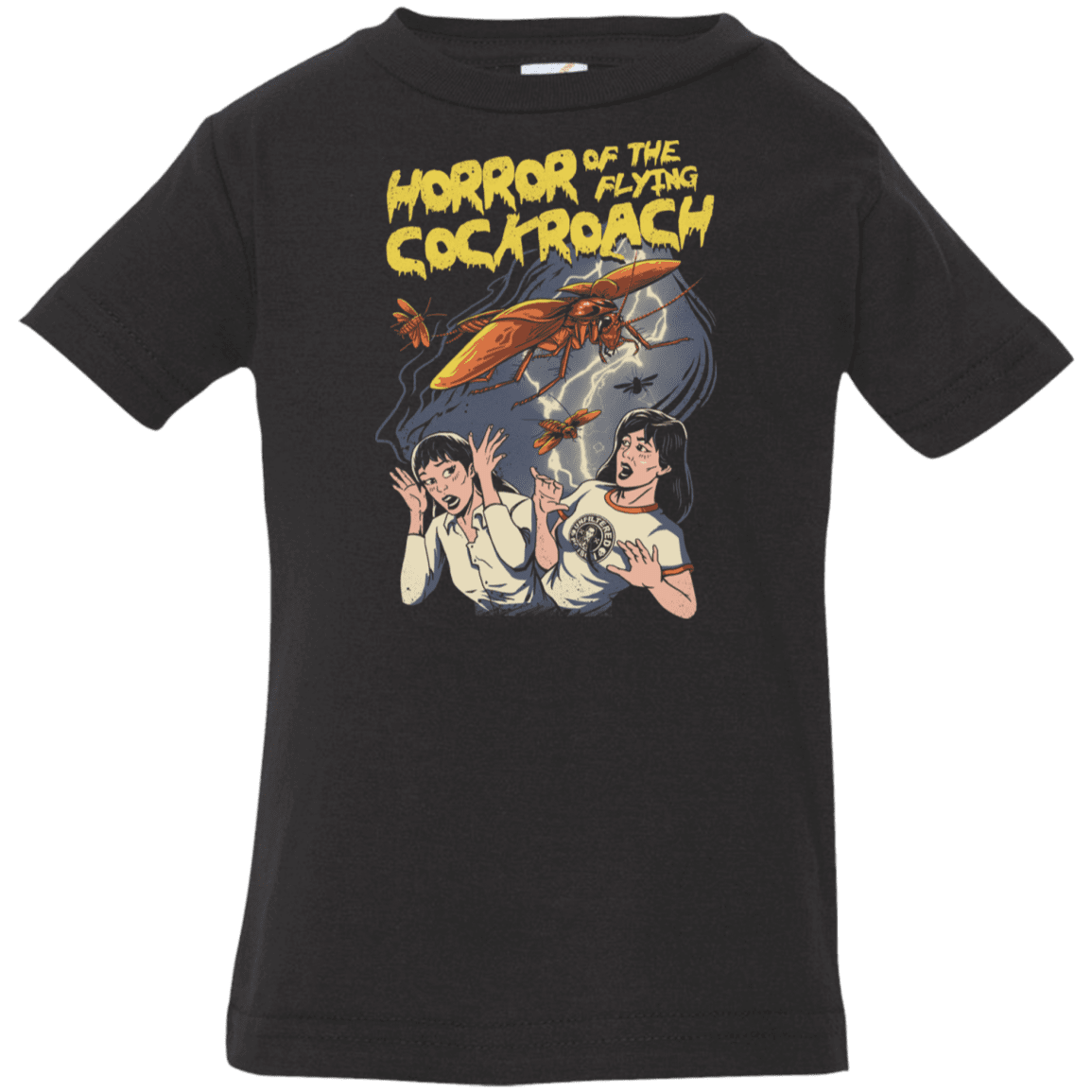 T-Shirts Black / 6 Months Horror of the Flying Cockroach Infant Premium T-Shirt