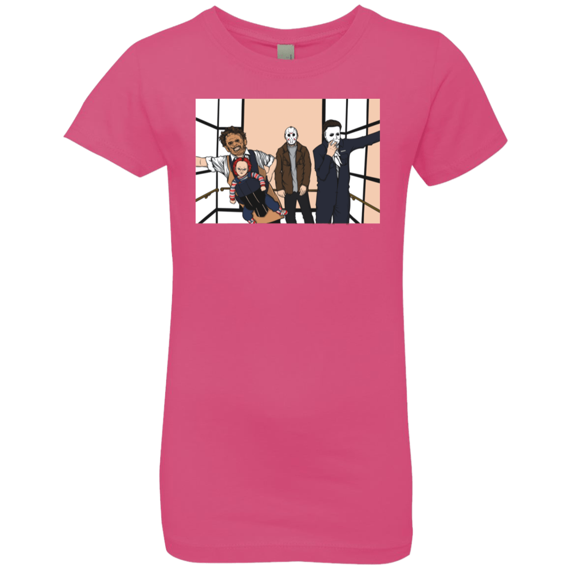 T-Shirts Hot Pink / YXS Horror Pack Girls Premium T-Shirt