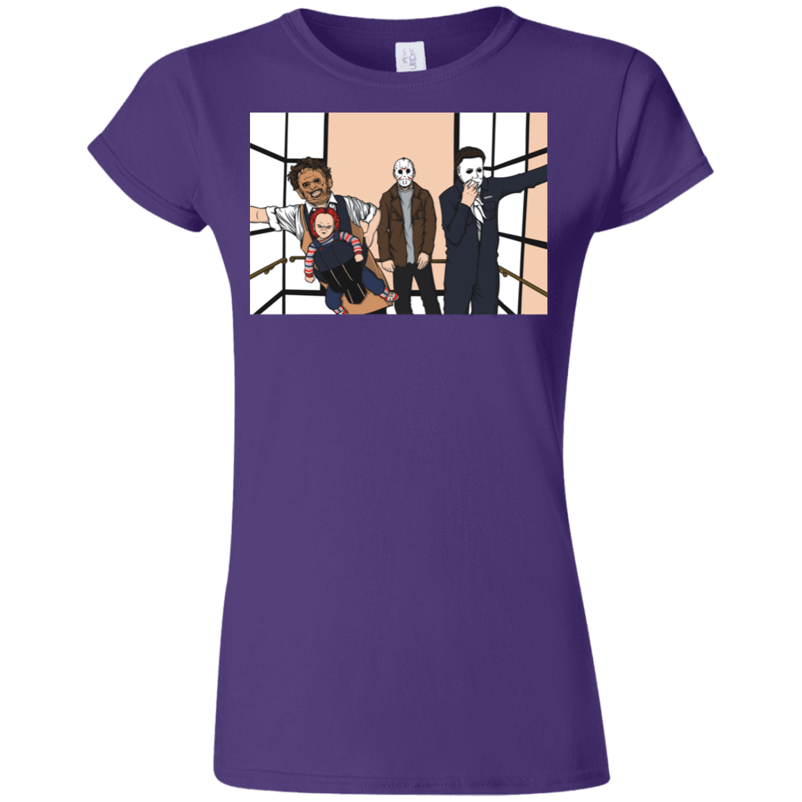 T-Shirts Purple / S Horror Pack Junior Slimmer-Fit T-Shirt