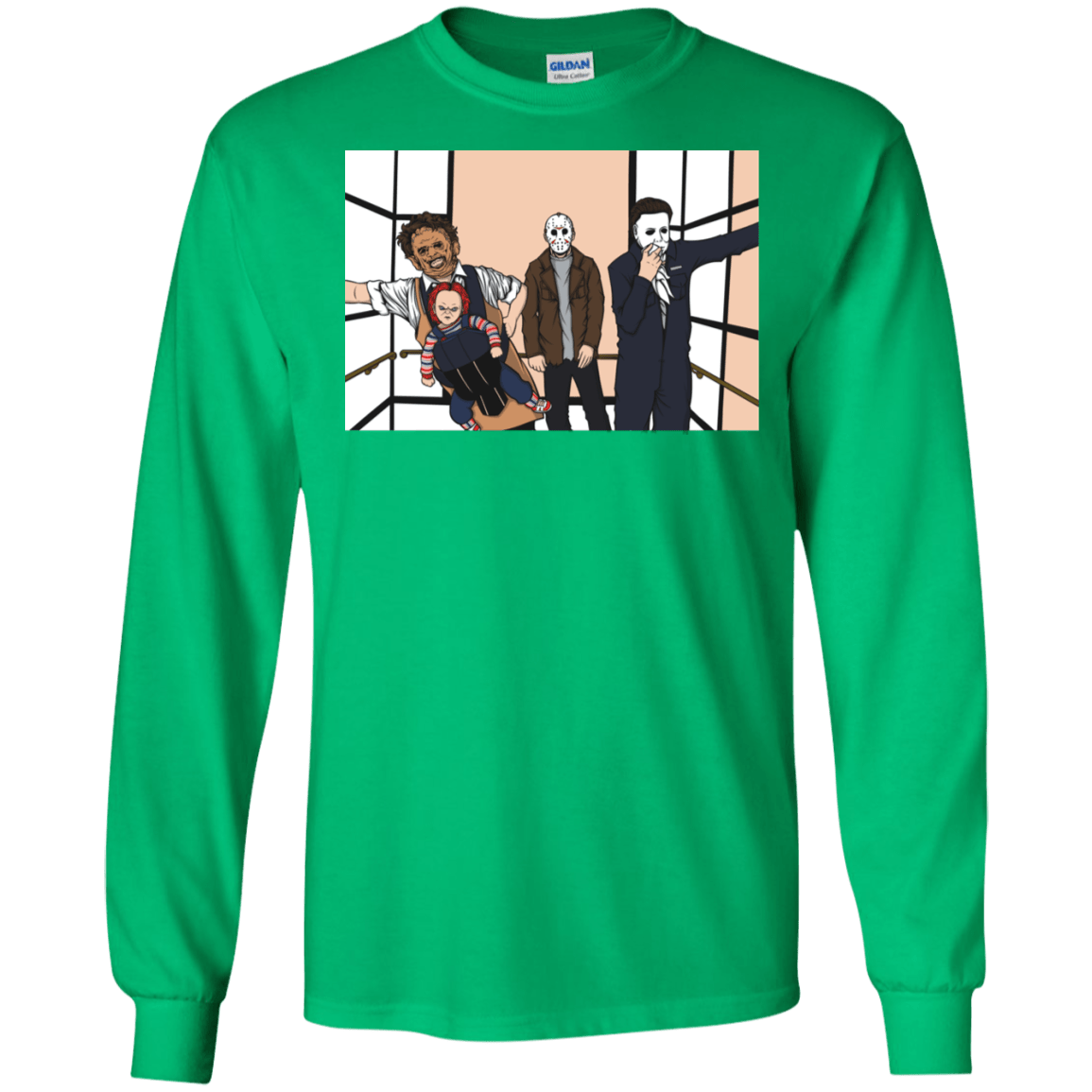 T-Shirts Irish Green / S Horror Pack Men's Long Sleeve T-Shirt