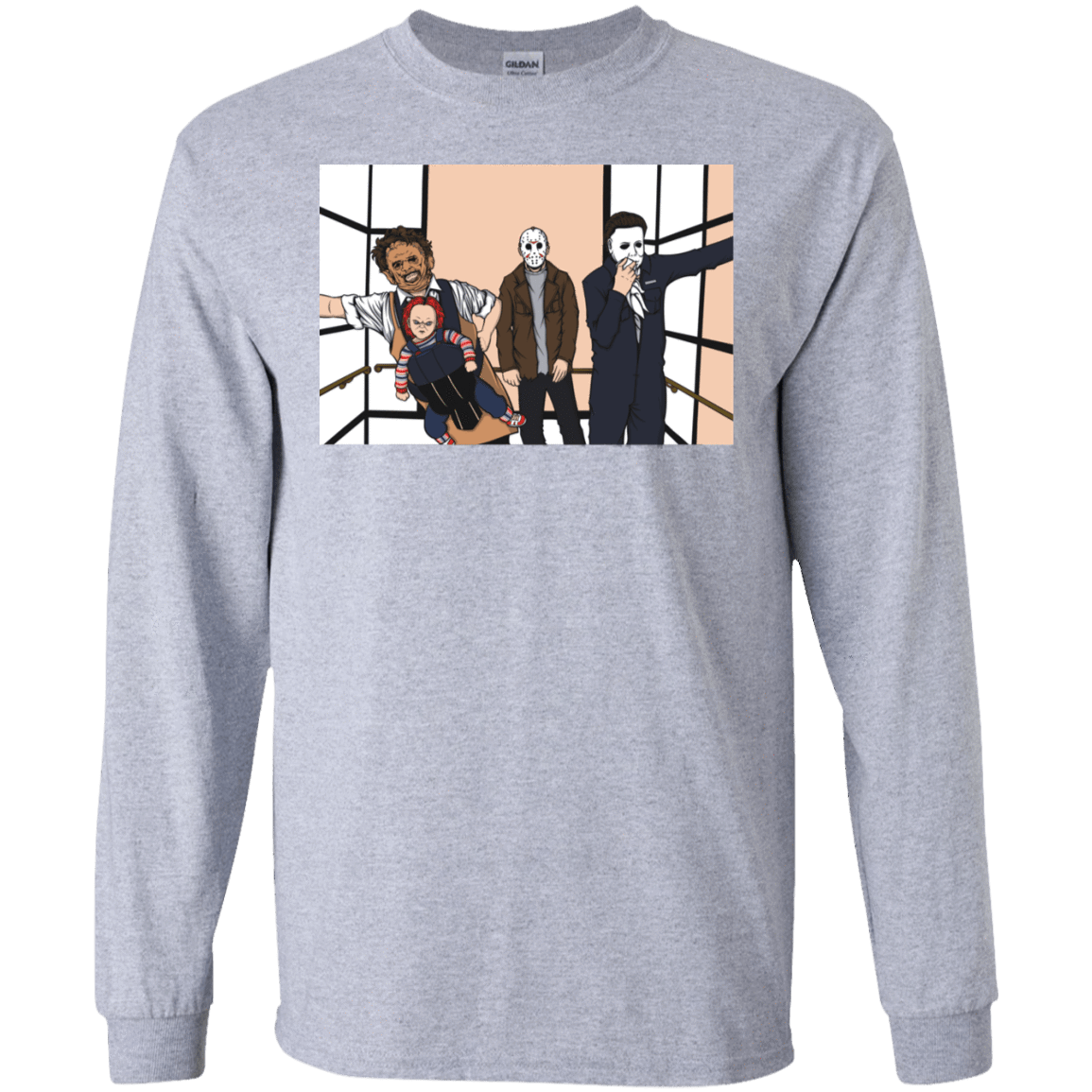 T-Shirts Sport Grey / S Horror Pack Men's Long Sleeve T-Shirt