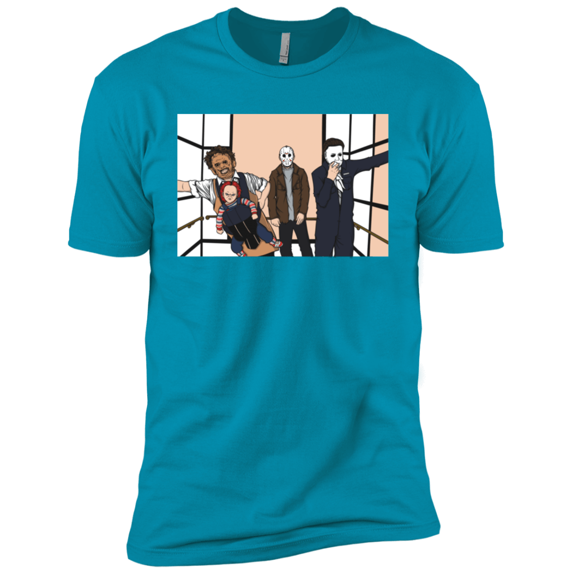 T-Shirts Turquoise / X-Small Horror Pack Men's Premium T-Shirt