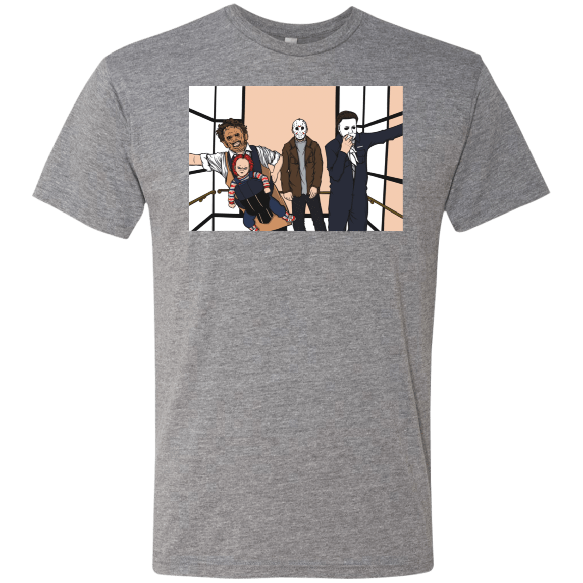 T-Shirts Premium Heather / S Horror Pack Men's Triblend T-Shirt