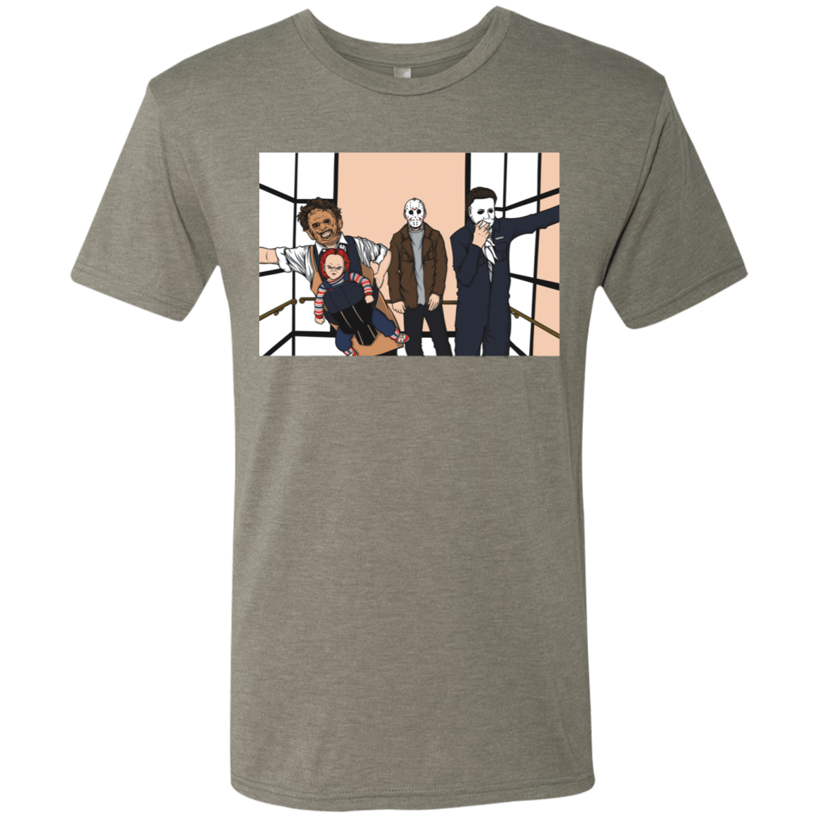 T-Shirts Venetian Grey / S Horror Pack Men's Triblend T-Shirt