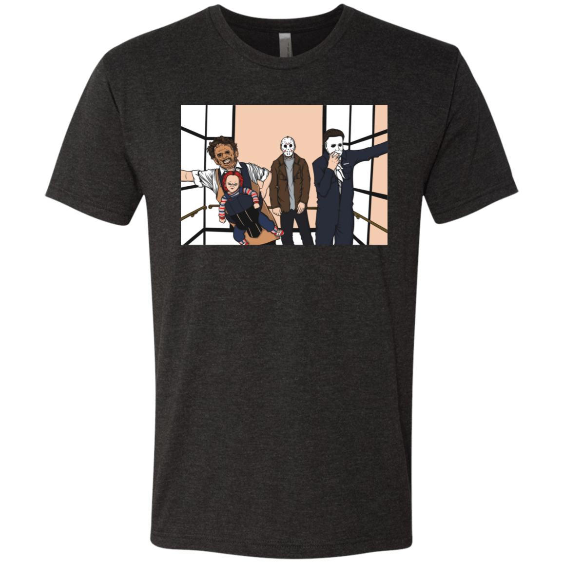 T-Shirts Vintage Black / S Horror Pack Men's Triblend T-Shirt