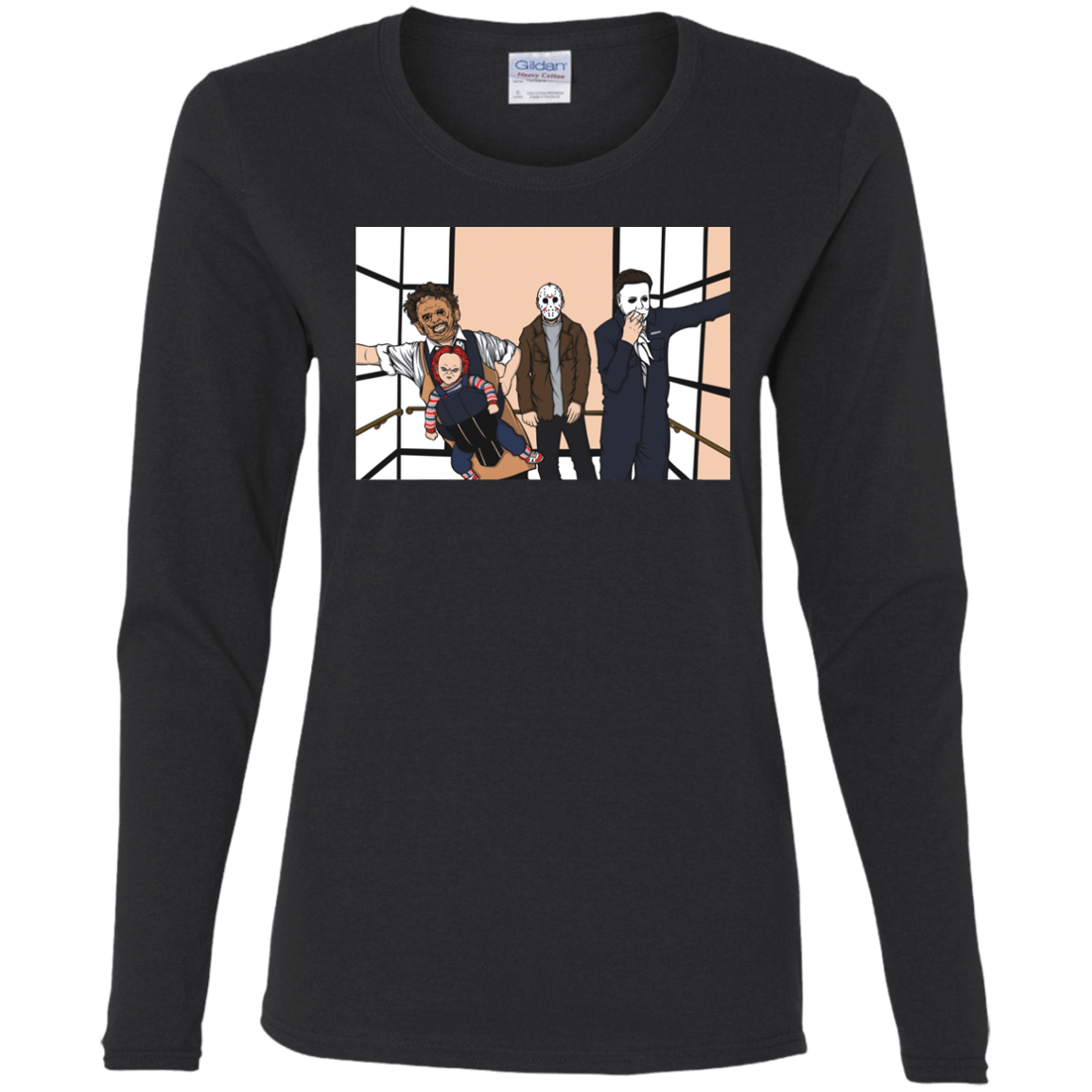 T-Shirts Black / S Horror Pack Women's Long Sleeve T-Shirt