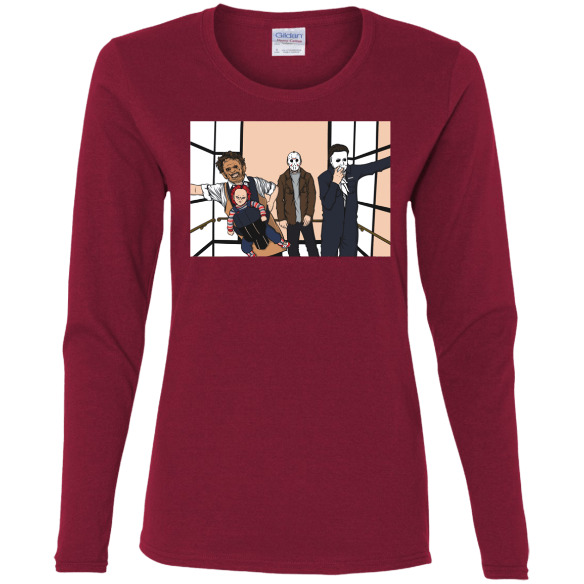 T-Shirts Cardinal / S Horror Pack Women's Long Sleeve T-Shirt