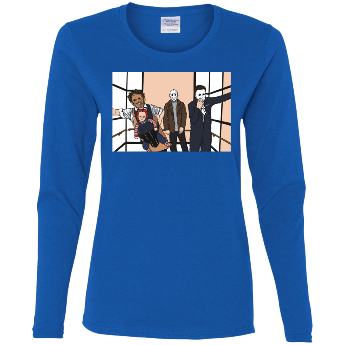T-Shirts Royal / S Horror Pack Women's Long Sleeve T-Shirt
