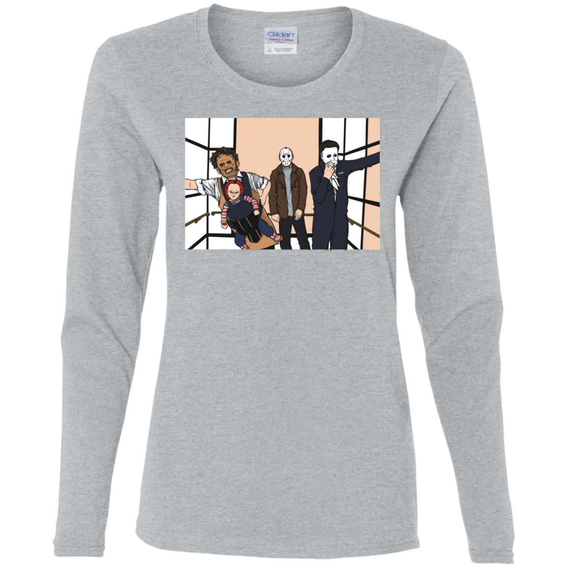 T-Shirts Sport Grey / S Horror Pack Women's Long Sleeve T-Shirt