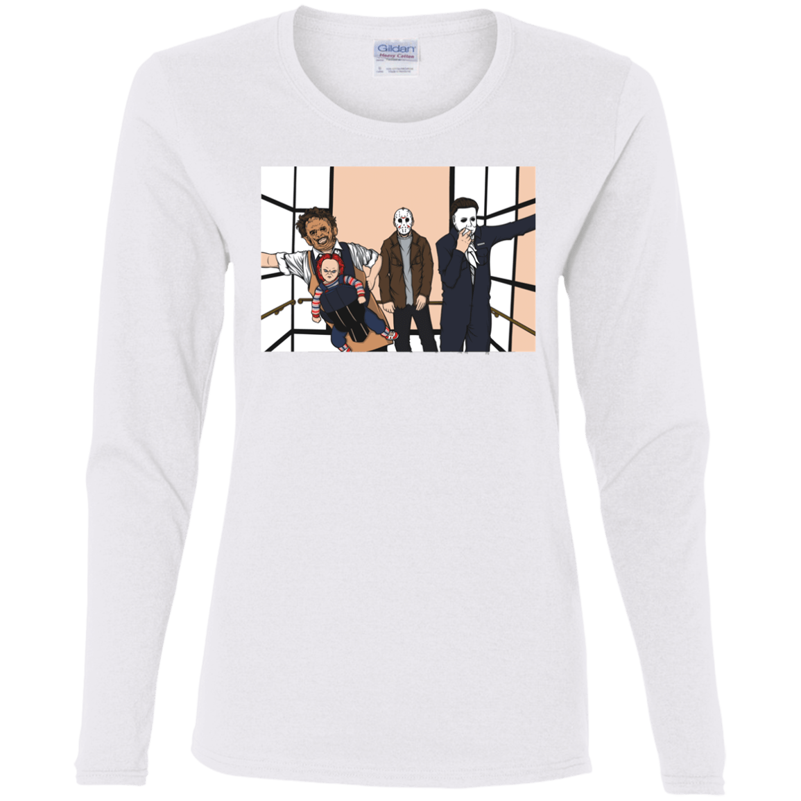 T-Shirts White / S Horror Pack Women's Long Sleeve T-Shirt