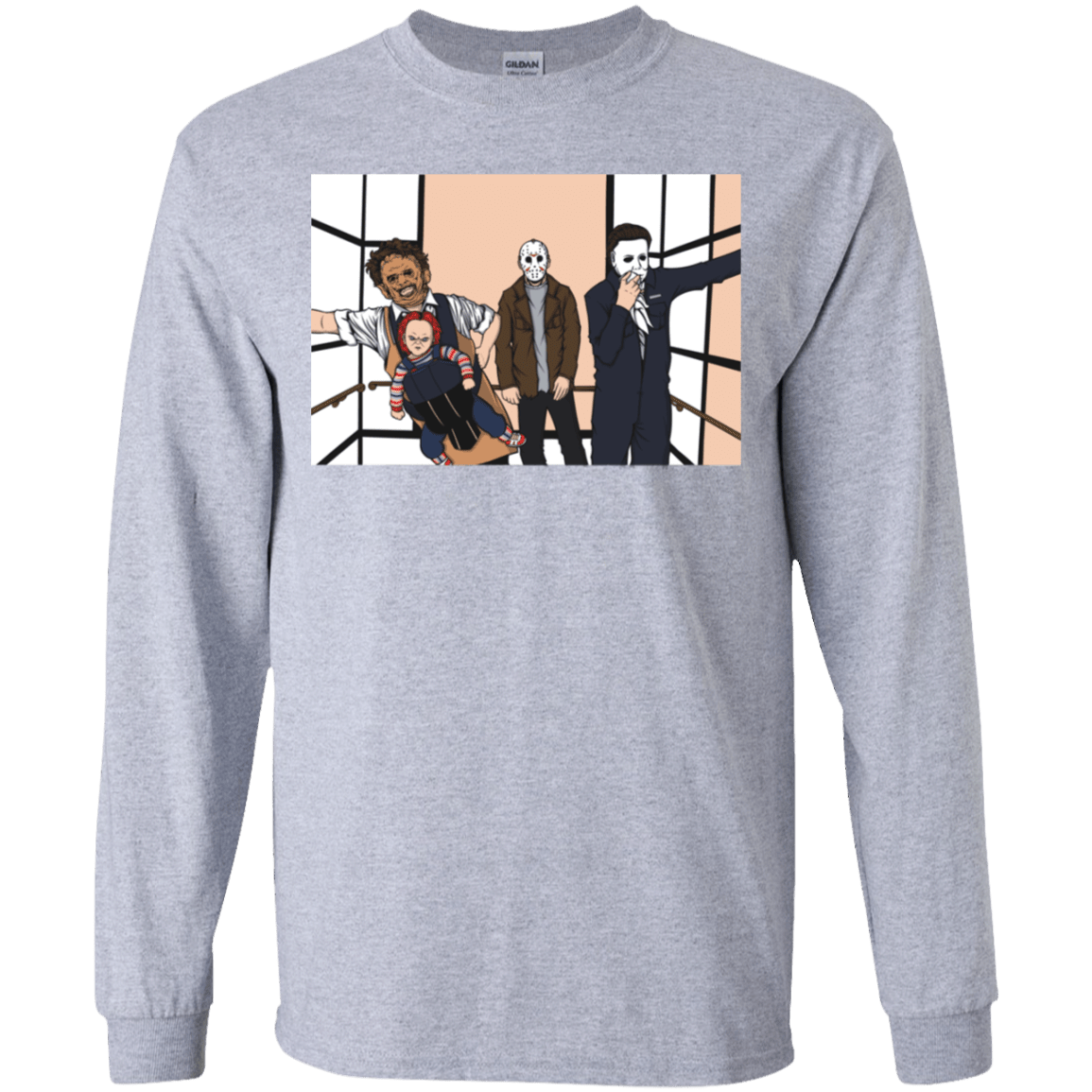 T-Shirts Sport Grey / YS Horror Pack Youth Long Sleeve T-Shirt