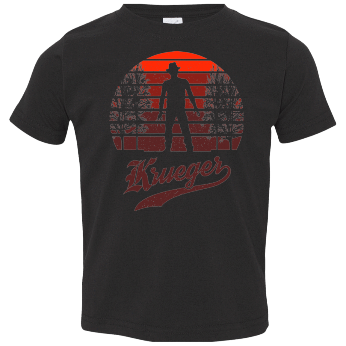 T-Shirts Black / 2T Horror Sun Set Krueger Toddler Premium T-Shirt