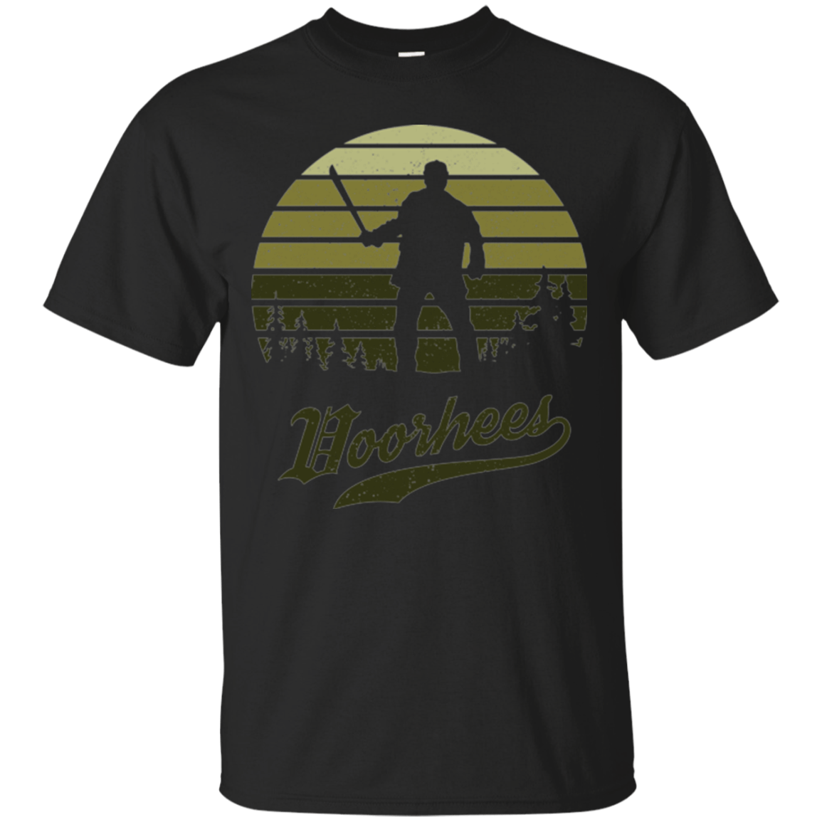 Horror Sun Set Voorhees T-Shirt