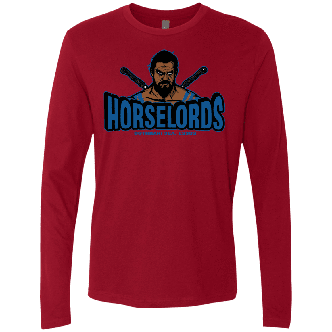 T-Shirts Cardinal / S Horse Lords Men's Premium Long Sleeve