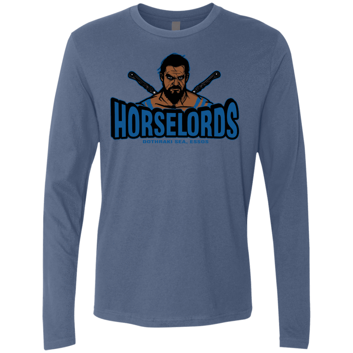 T-Shirts Indigo / S Horse Lords Men's Premium Long Sleeve