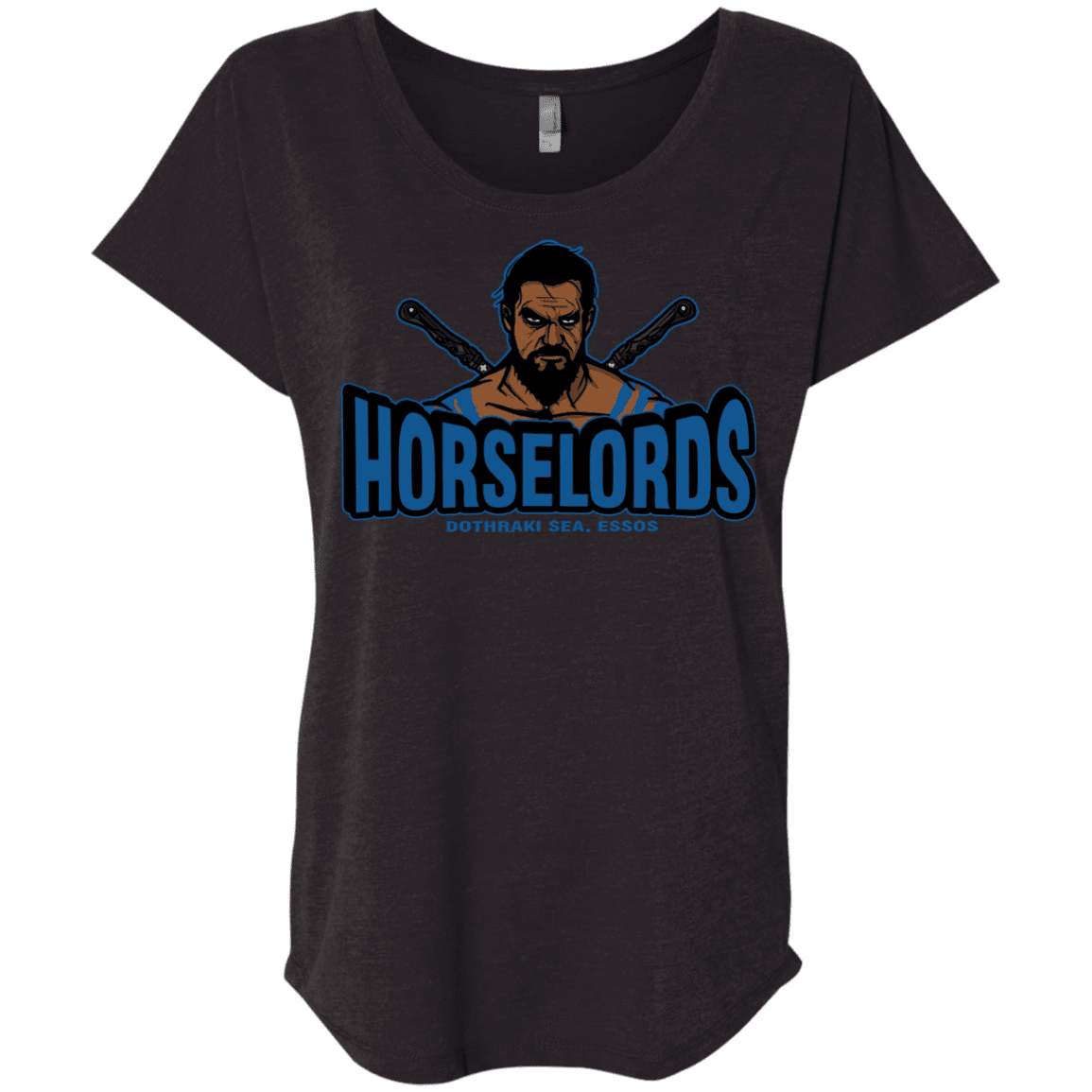 T-Shirts Vintage Black / X-Small Horse Lords Triblend Dolman Sleeve
